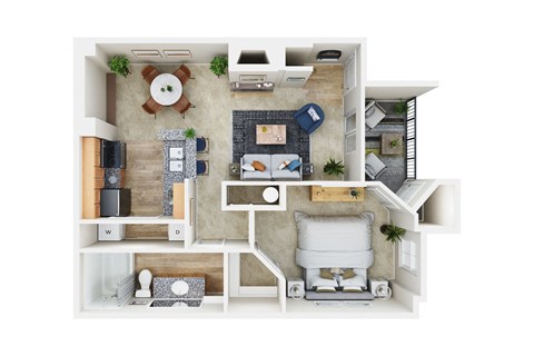 Timbers at Tualatin One bedroom one bath